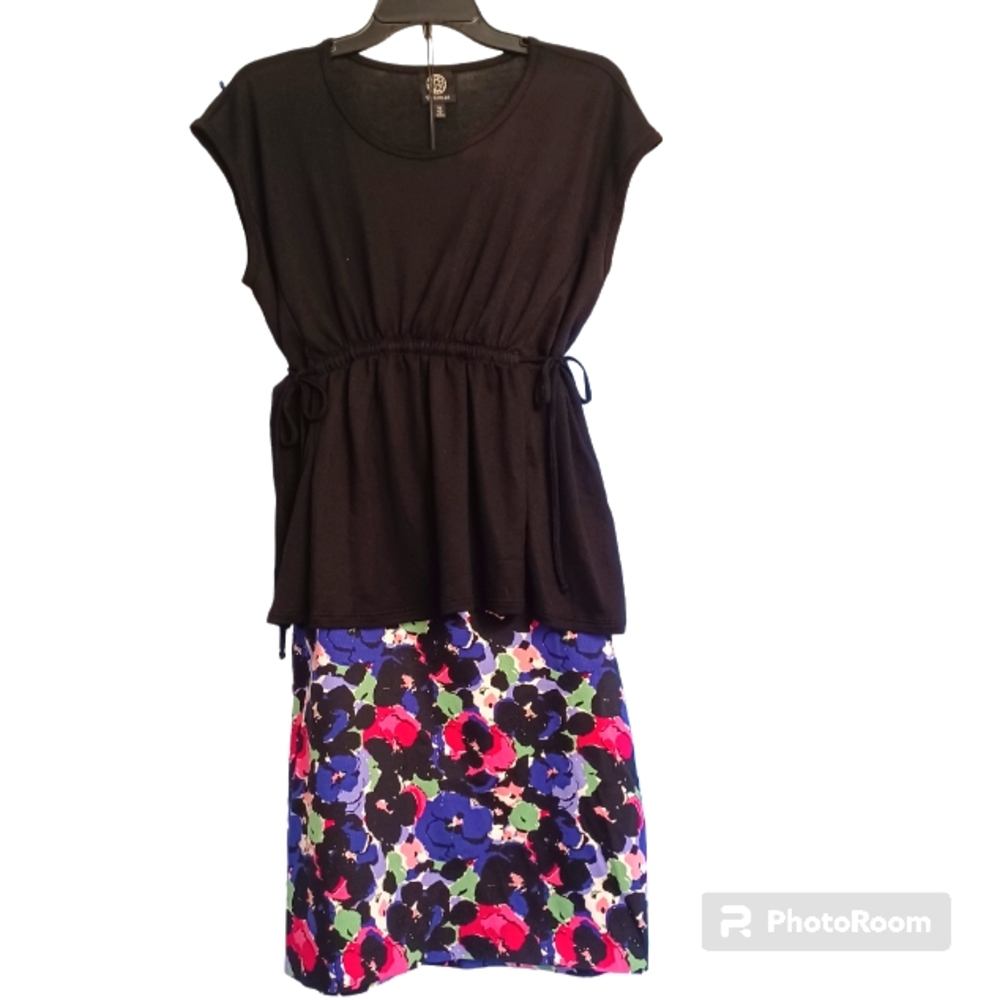 BOBEAU Women's Black Top Size M TOP ONLY!